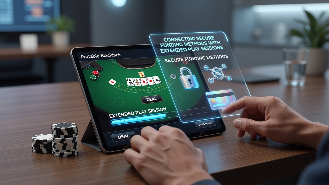 Secure Funding Integration Supporting Prolonged Blackjack Sessions on Mobile Devices