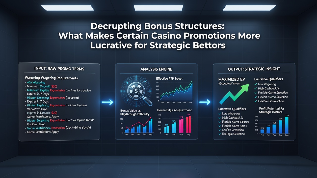 Chart showing wagering requirement comparisons across popular casino bonus types