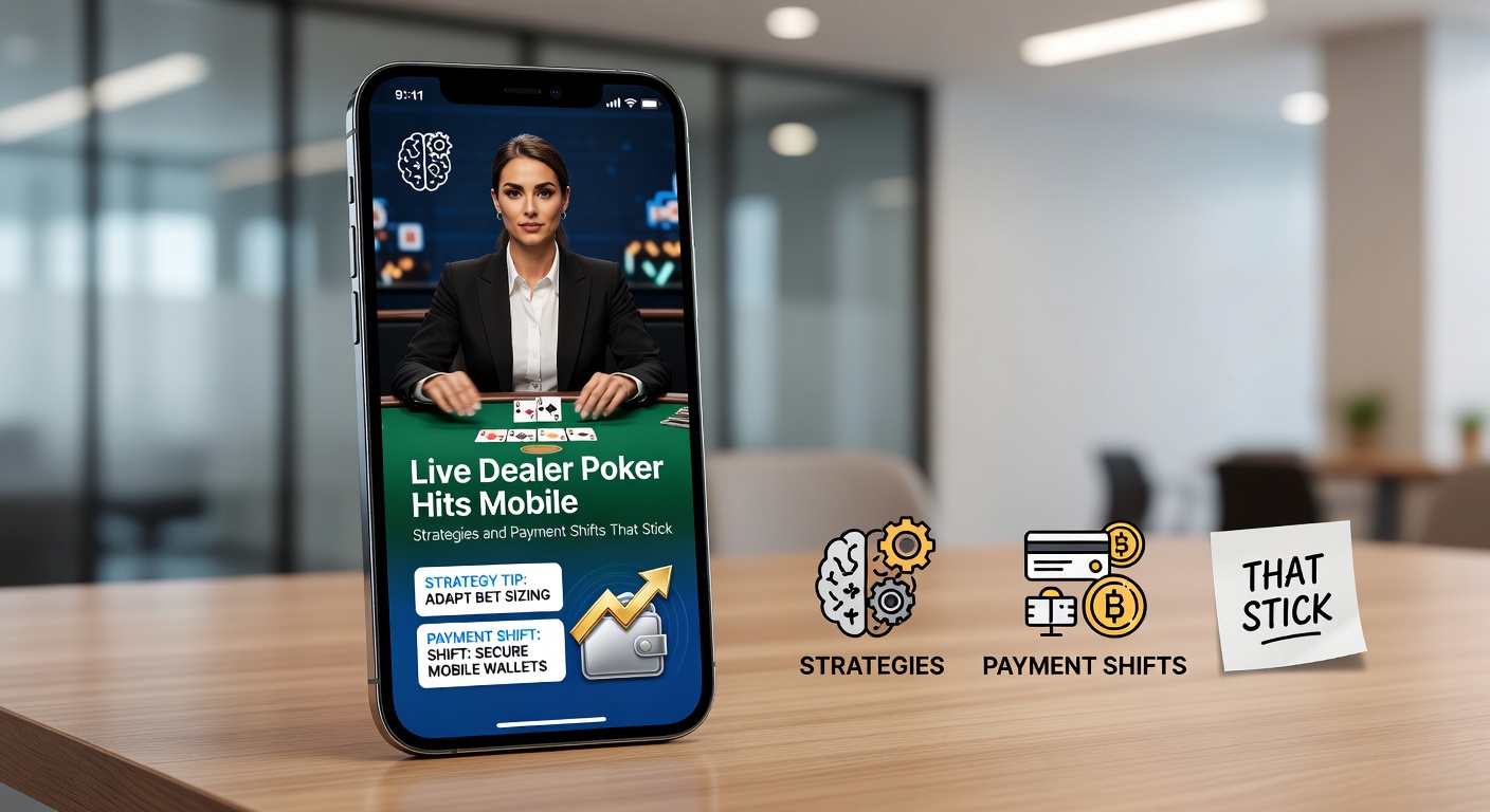 Close-up of a mobile payment interface during a live poker game, showing instant deposit options like e-wallets and crypto alongside a dealer's stream